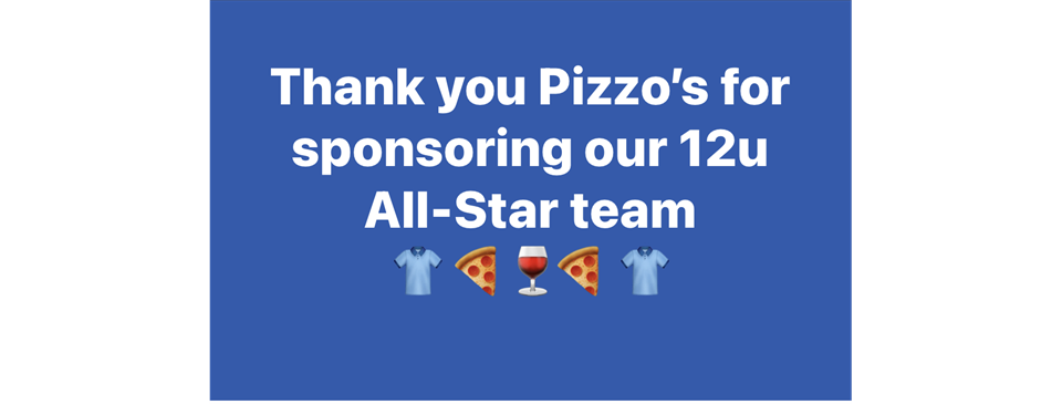Thank you Pizzo’s 