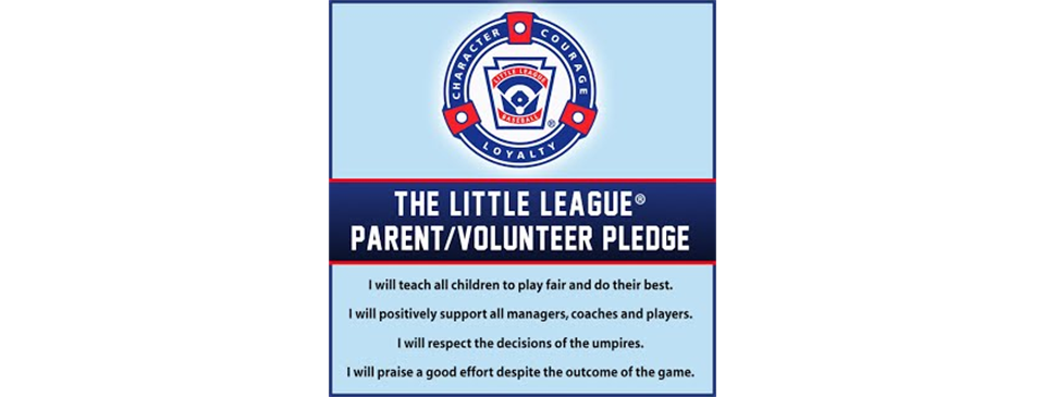 Little League Parent Pledge