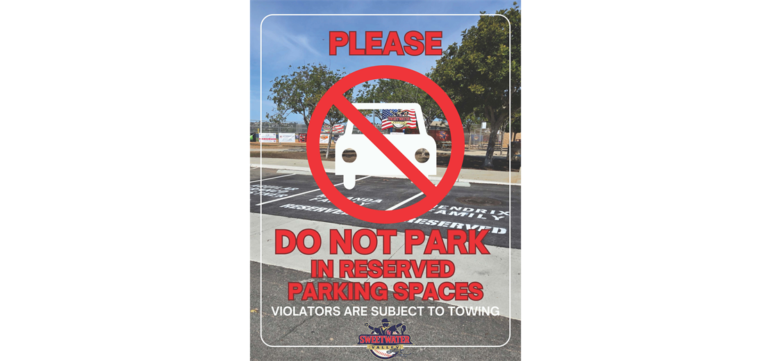 Please respect all parking signs in our complex