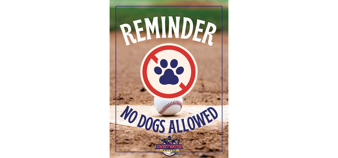 Please leave your furry friends at home