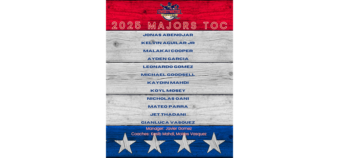 2025 Majors TOC