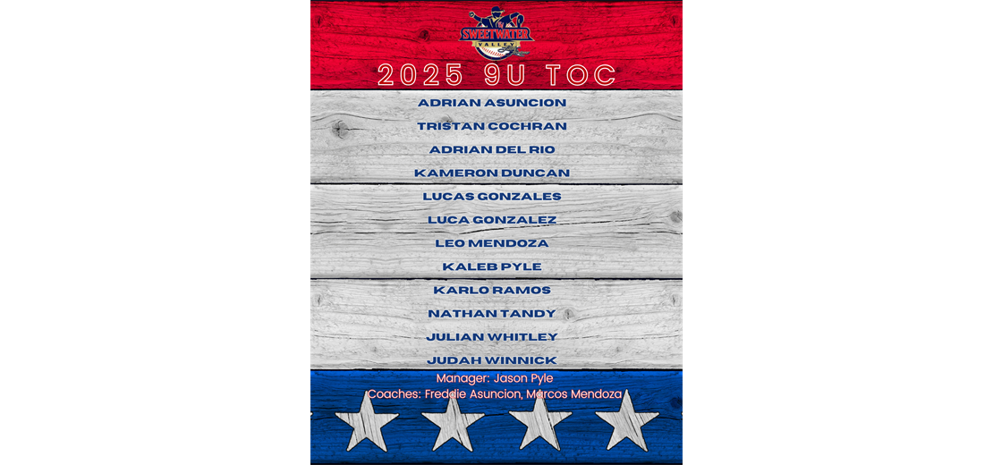 2025 9U TOC