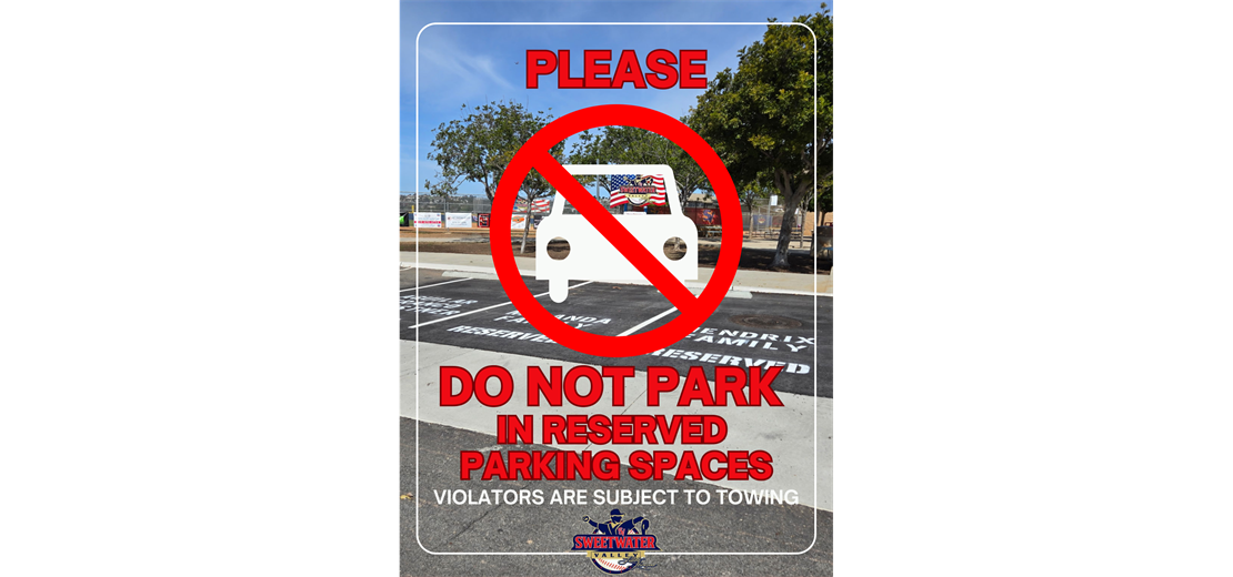 Please respect all parking signs in our complex