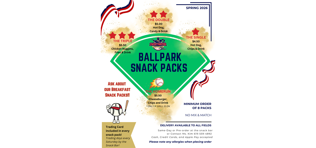 Order your snack packs today!