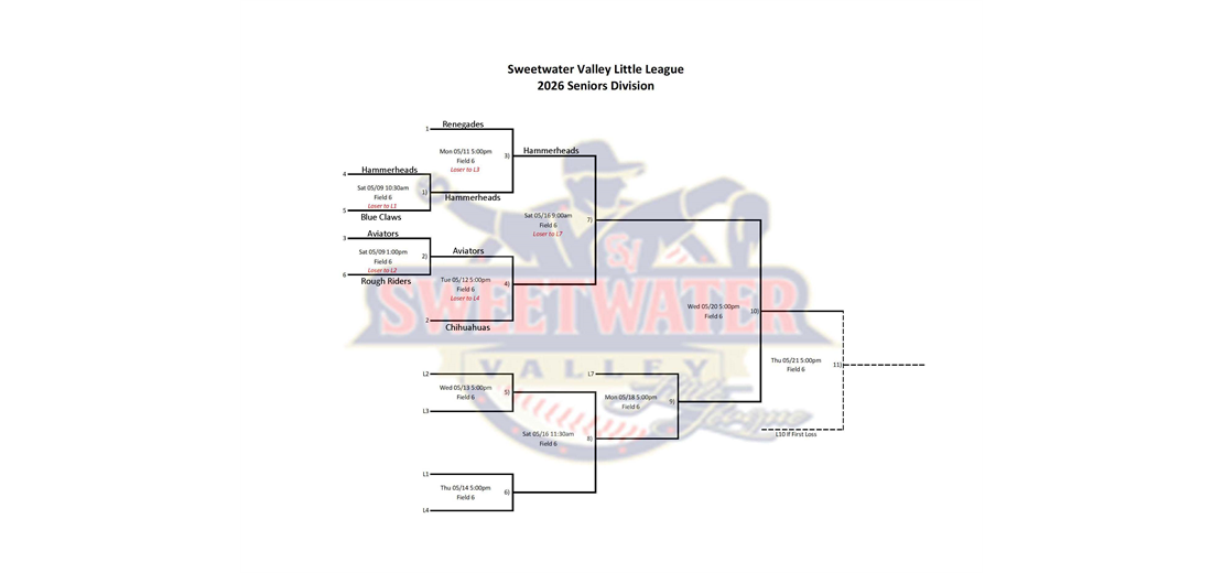 Seniors playoff bracket