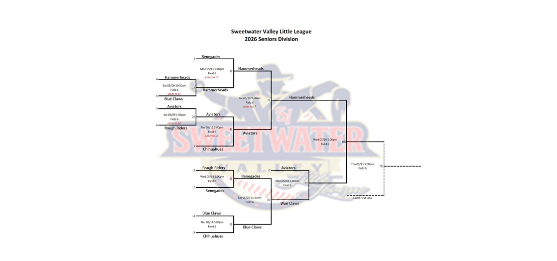 Seniors playoff bracket